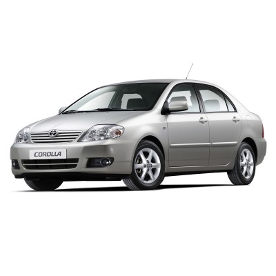 Коврики 3Д (Экокожа с защит. слоем) для Toyota Corolla 120 2001-2007