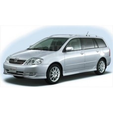Купить Коврики 3Д (Экокожа с защит. слоем) для Toyota Corolla Fielder 2001-2007  в  интернет-магазине Dislo в Хабаровске