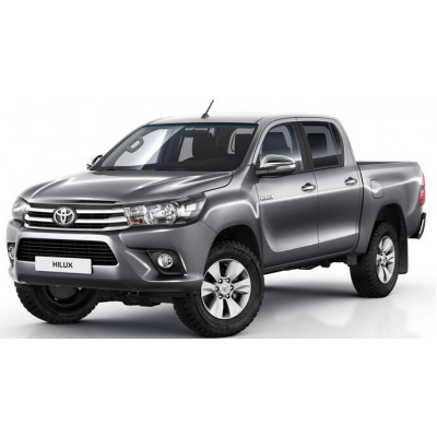 Коврики 3Д (Экокожа с защит. слоем) для Toyota  Hilux 2015-н.в.