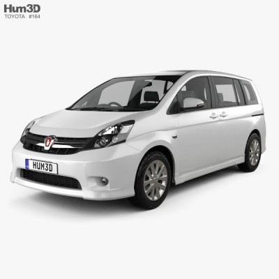 Коврики 3Д (Экокожа с защит. слоем) для Toyota Isis 2004-2017
