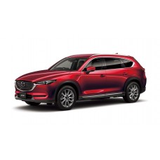 Купить Авточехлы для Mazda CX-8, джип/suv 5 дв., 2017-н.в. (KG2P, KG5P), правый руль, передние С ВЫЕМКОЙ, второй ряд 40/60 с выводом полокотника  в  интернет-магазине Dislo в Хабаровске