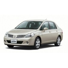 Купить Авточехлы для Nissan Tiida Latio, седан, C11 (2004 - 2012),правый руль, второй ряд цельный без подлокотника  в  интернет-магазине Dislo в Хабаровске
