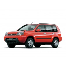 Купить Авточехлы для Nissan X-Trail джип/suv 5 дв. T30 (2000-2007), ПРАВЫЙ РУЛЬ, второй ряд 40/60 с подлокотником, БЕЗ ВЫЕМКИ под подголовник, комплектация с полукруглыми спинками  в  интернет-магазине Dislo в Хабаровске