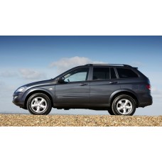 Авточехлы для SsangYong Kyron рестайлинг 2007, джип/suv 5 дв., 1 поколение, D200 (04.2007 - 03.2016), второй ряд 40/60 с выводом подлокотника 