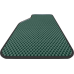  
Цвет ковриков: Темно зеленый
Цвет окантовки: Черный