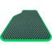  Цвет ковриков: Темно зеленыйЦвет окантовки: Зеленый