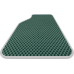  Цвет ковриков: Темно зеленыйЦвет окантовки: Серый