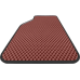 Цвет ковриков: БордовыйЦвет окантовки: Черный