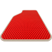  Цвет ковриков: КрасныйЦвет окантовки: Бежевый