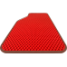  Цвет ковриков: КрасныйЦвет окантовки: Коричневый
