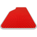  Цвет ковриков: КрасныйЦвет окантовки: Серый