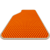  Цвет ковриков: ОранжевыйЦвет окантовки: Бежевый