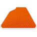  Цвет ковриков: ОранжевыйЦвет окантовки: Белый