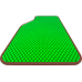  Цвет ковриков: ЗеленыйЦвет окантовки: Коричневый