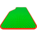  Цвет ковриков: ЗеленыйЦвет окантовки: Красный