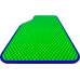  Цвет ковриков: ЗеленыйЦвет окантовки: Темно синий
