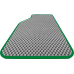  Цвет ковриков: СерыйЦвет окантовки: Темно зеленый