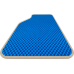  Цвет ковриков: СинийЦвет окантовки: Бежевый