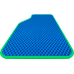  Цвет ковриков: СинийЦвет окантовки: Зеленый