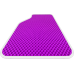  Цвет ковриков: ФиолетовыйЦвет окантовки: Белый