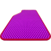  Цвет ковриков: ФиолетовыйЦвет окантовки: Малиновый