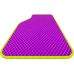 Цвет ковриков: ФиолетовыйЦвет окантовки: Желтый