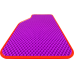  Цвет ковриков: ФиолетовыйЦвет окантовки: Красный