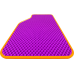  
Цвет ковриков: Фиолетовый
Цвет окантовки: Оранжевый