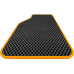  
Цвет ковриков: Черный
Цвет окантовки: Оранжевый