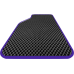  
Цвет ковриков: Черный
Цвет окантовки: Фиолетовый